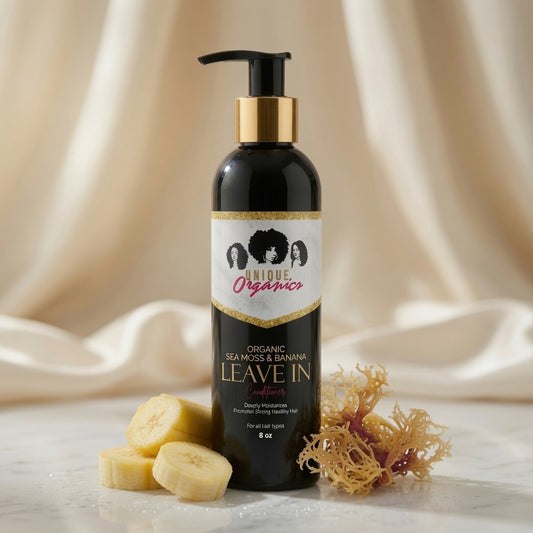 Organic Sea Moss and Banana Leave In Moisturizer
