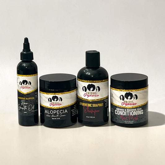 Roots & Crown Recovery Bundle | Complete Ayurvedic Hair & Scalp Care System
