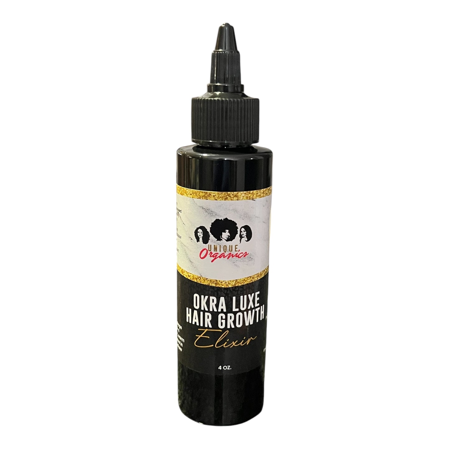 Okra Elixir Hair & Skin Oil | Cold Pressed Okra Seed Oil | Saw Palmetto Pumpkin Seed