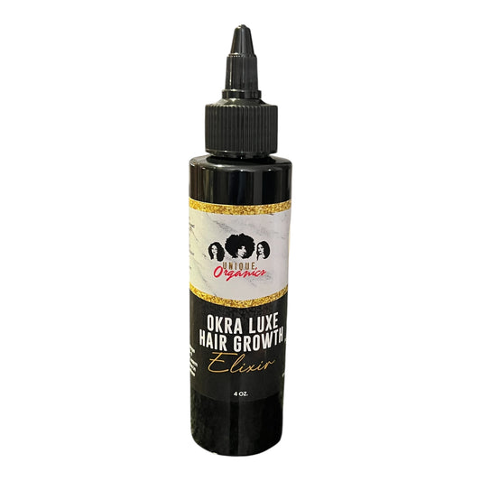 Okra Elixir Hair & Skin Oil | Cold Pressed Okra Seed Oil | Saw Palmetto Pumpkin Seed