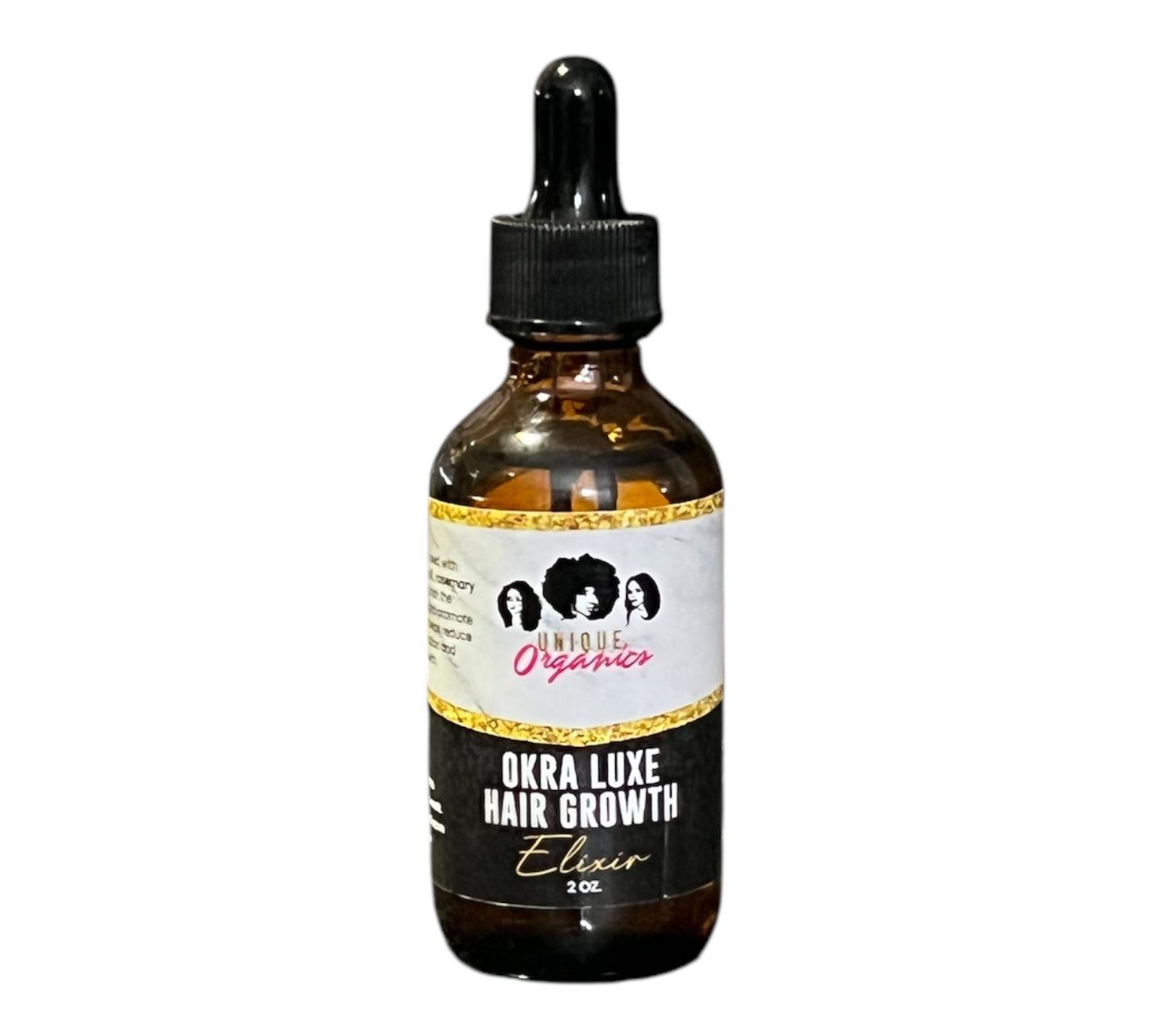 Okra Elixir Hair & Skin Oil | Cold Pressed Okra Seed Oil | Saw Palmetto Pumpkin Seed